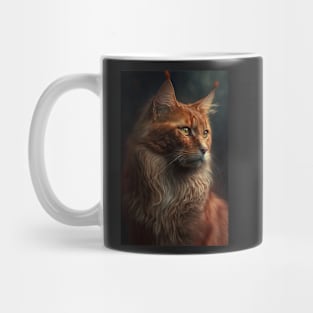 Serious Cat portrait Mug